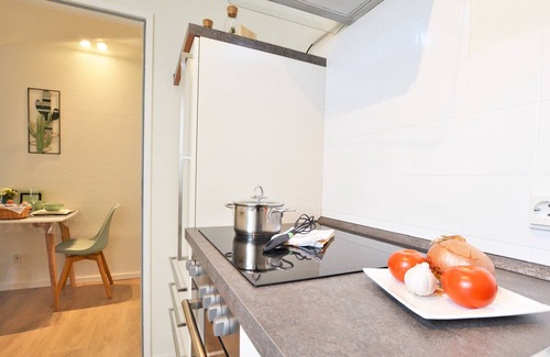 Bad Kreuznach Apartamento | Apartamento moderno y luminoso de 1 habitación - balcón, WLAN, TV, cerca del centro de la ciudad