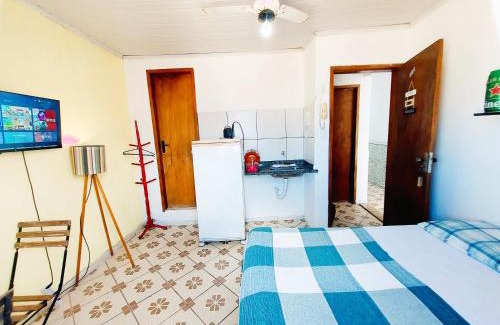 Sao Cristovao Apartamento | Suíte Casal com Ar TV e Frigobar