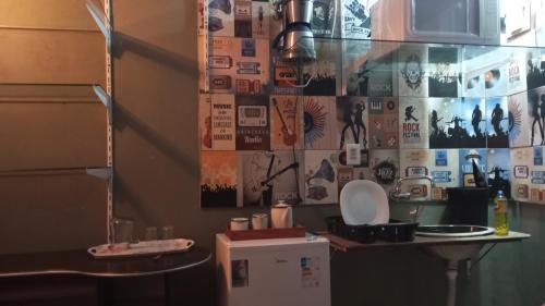 Praia Grande Apartamento | Suíte frente mar