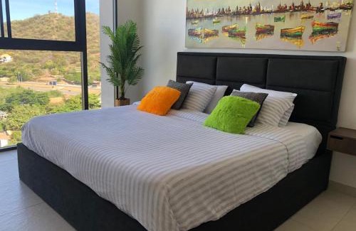 Santa Marta Apartamento | Suite Génesis con vista al mar, Pozos colorados