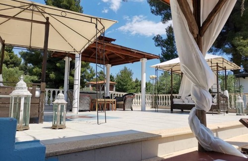 Halkidiki Villa | Suite with private pool for 2 Fitted kitchen Bathroom