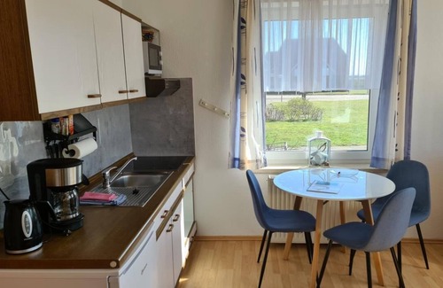Baltrum Apartamento | Sun, beach and best sea view on the island, ground floor, 1 bedroom.