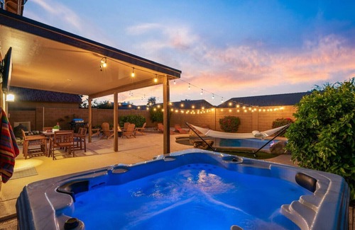 Casa Grande Villa | Sunlit Sandscape Villa Private Sauna Heated Pool Hot Tub Hosted By Relaxtay