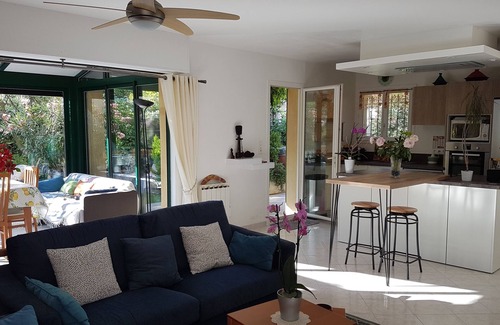Saint-Jacques Casa | Villa muy tranquilo balneario soleado, jardín ajardinado, petanca, barbacoa