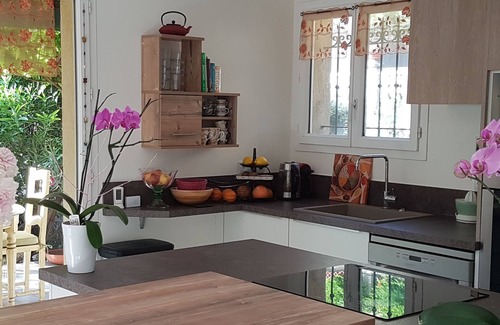 Saint-Jacques Casa | Villa muy tranquilo balneario soleado, jardín ajardinado, petanca, barbacoa