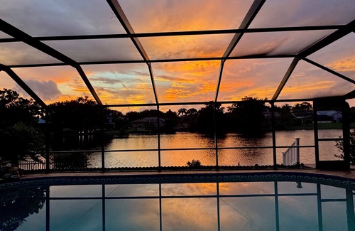 Palm River Estates Casa | Sunset Serenity in North Naples With Heated Pool & Gorgeous Views