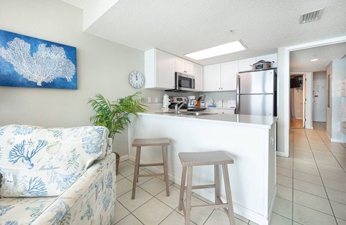 Gulf Shores Condominio | VISTA PUESTA SOL ¡Cocina llena! ¡Sala! Bunks! HOTEL en la playa!