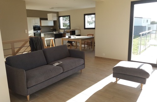 Pleumeur-Bodou Casa | Excelente casa reciente clasificada **** vista mar-50m del mar - Landrellec / Trégastel