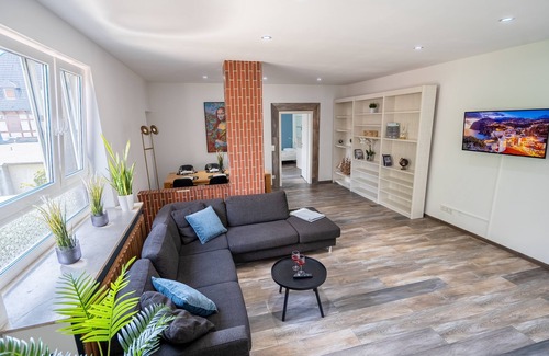 Habinghorst Apartamento | Superior Apartment 2 - 9 Personen Küche TV