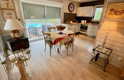 Lacanau-Ocean Casa | Casa de buen gusto con gran área de piscina