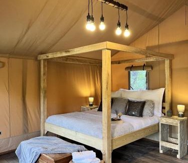 Cutnall Green Casa | Teal Safari Tent