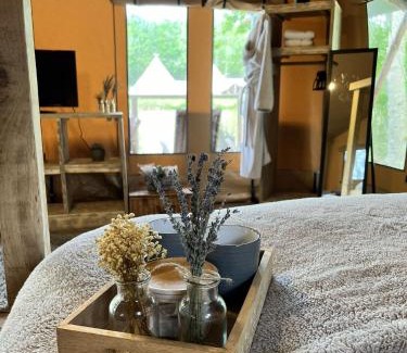 Cutnall Green Casa | Teal Safari Tent