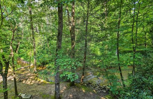 Madisonville Casa | Tellico Plains Cabin - 25 Acres, Backyard Creek!
