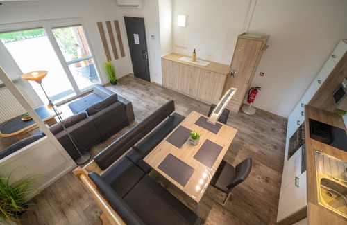 Morbisch am See Apartamento | Terrassenwohnung 3-Alquiler-Familiar-Baño privado-Vista al Jardín