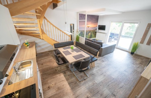 Morbisch am See Apartamento | Terrassenwohnung 2-Alquiler-Familiar-Baño privado-Vista al Jardín