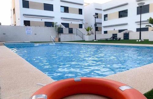 Orihuela Costa Apartamento | Terraza privada con barbacoa y jacuzzi