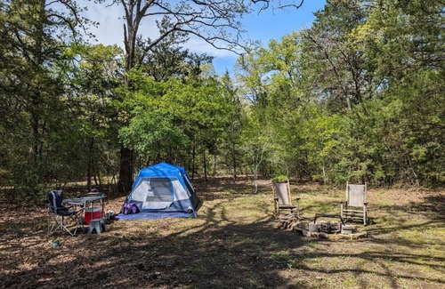 Elmo Alquiler De RV | Texas Safari Camp-Tent & Tree House Retreat