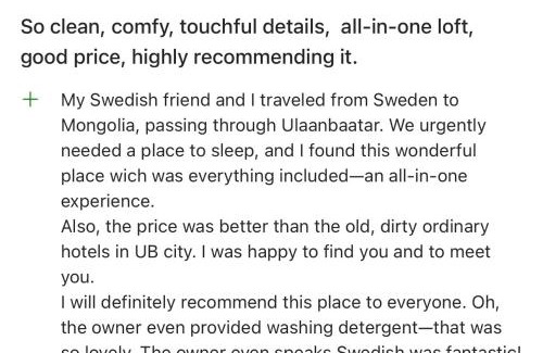 Downtown Ulaanbaatar Apartamento | The All-in-One Loft