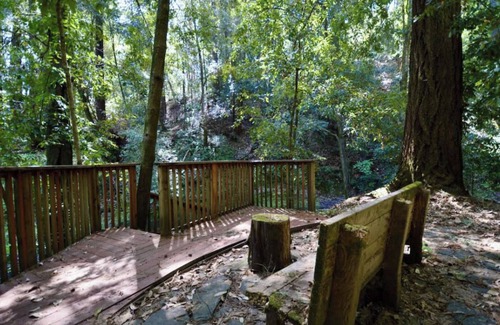 Soquel Cabina | The Coastal Redwood Cabin - Peaceful, serene, with private creek! Dog OK!