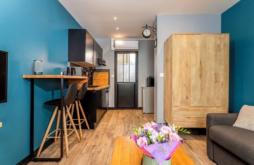 Saint-Martin-du-Littoral Apartamento | The Cosy Studio, ideal for professionals or couples, close to the beach