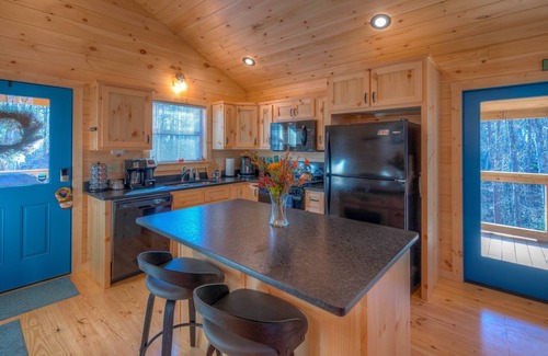 Murphy Cabina | The Fawn at Deer Ridge - Escape to a King bed and dog yard-Get Away From It All!