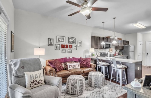 Starkville Apartamento | The Flat by OneHometown Getaways