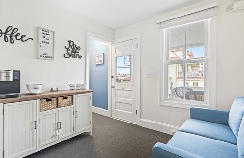 Ocean Grove Casa | The Melrose, 1C - King Bed & Bath: Romantic Getaway, Steps from the Beach, Cozy