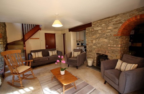 Whitland Cabaña | The Old Coach House - Capacidad para 2 adultos, 4 niños + 1 bebé