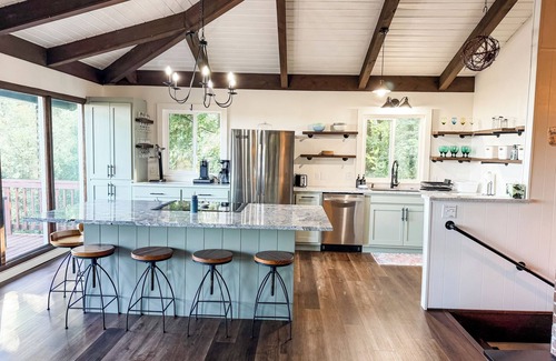 Dan River Cabina | The Perch -Incredible view - Right along the Blue Ridge Parkway