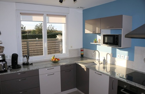 Bretteville-sur-Ay Villa | Casa de pescadores a 20 metros de la playa.