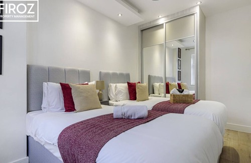 Rushmoor District Apartamento | De Lujo-Apartamento-Baño Privado