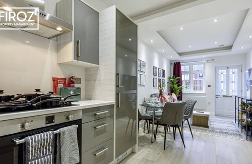 Rushmoor District Apartamento | De Lujo-Apartamento-Baño Privado