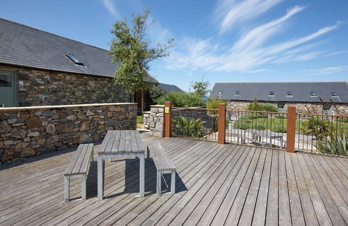 Pistyll Cabaña | The Tack Room - una península de llyn con capacidad para 7 personas en 3 habitaciones