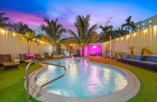 Allapattah Casa | The Velvet Palm Midtown Pool And Hot Tub