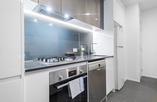 Footscray Apartamento | This apartment is a 1 bedroom(s), 1 bathrooms, located in Footscray, VIC.