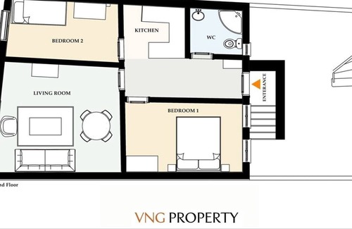 Bebek Apartamento | Cozy Modern Oasis Bebek Park 2bed/1bath home! #101