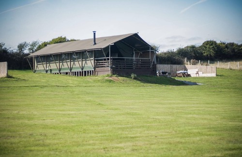 Llangennith Alquiler De RV | Three Cliffs - Safari Glamping Tent - Llangennith
