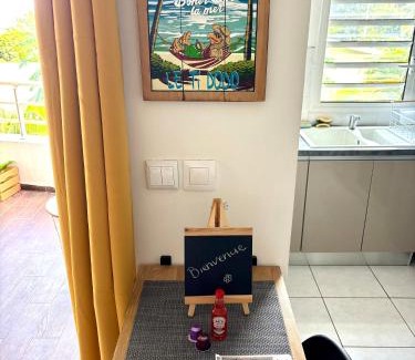 Saint-Pierre Apartamento | Ti DODO Studio Cosy accès piscine