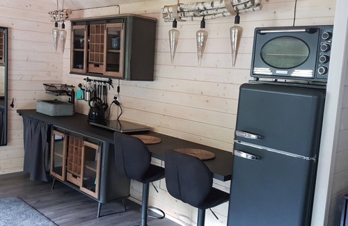 Niedenstein Apartamento | Tiny House 'Weißenthalsmühle Birkenhäuschen' con terraza privada