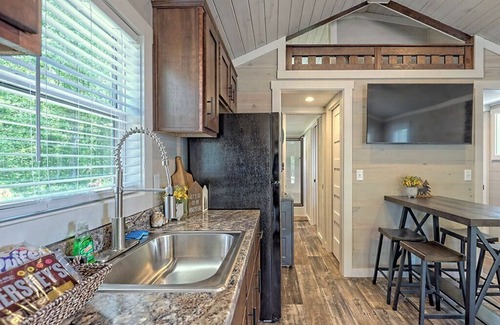 Clarkesville Cabaña | Tiny Home at Sugar Mill Creek on Lake Burton, Georgia