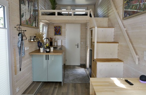 Caputh Casa | Tiny Home 'Tiny House Nr 2' con terraza privada, Wi-Fi y aire acondicionado