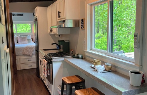 Pownal Casa | Tiny house & hot tub nestled on 150+ acres of the Green Mtns of Vermont.