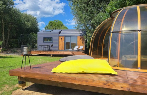 Yvias Cabina | Tiny house Private Jacuzzi Dome