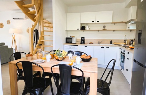 Chateauneuf-sur-Charente Casa | Casa-De gran tamaño-Baño privado con ducha