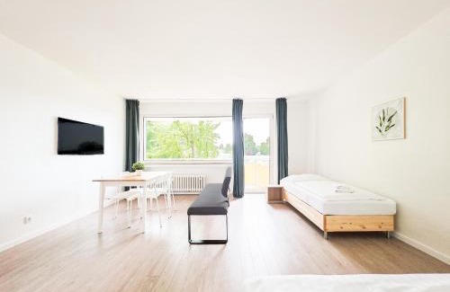 Buchholz Apartamento | Tolstov Apartments - 3 Room Apartments with Balcony - 25 min Messe DUS