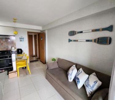 Porto de Galinhas Apartamento | Top Flat 2 quartos com capacidade para 06 pessoas na Beira Mar de Porto de Galinhas - Pé na Areia - Resort Cupe Beach Living - É o Melhor Resort Beira Mar de Porto de Galinhas com 22 piscinas e área de lazer completa - Fica a apenas 3km do centro de Porto