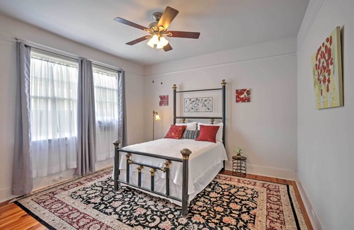 Central Carrollton Association Apartamento | Amplio apartamento de Nueva Orleans con pórtico en River Bend!
