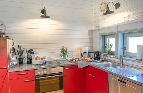 Luckow Casa | traumHaff Romance de barqueros con chimenea, sauna y barco en Rieth am See
