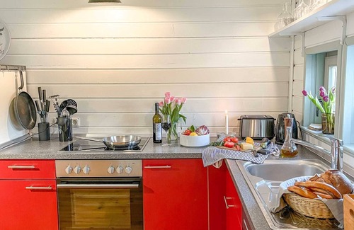 Luckow Casa | traumHaff Romance de barqueros con chimenea, sauna y barco en Rieth am See