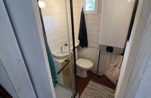 Lacanau Cabina | Traumhaftes Holzhaus auf Stelzen am Lac de Lacanau. Erholung und Natur pur